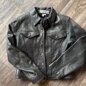 Studio Black Leather Jacket